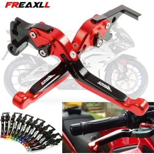 CNC Aluminum Motorbike Levers Motorcycle Brake Clutch Levers Foldable Extendable Adjustable For APRILIA RS125 RS 125 1996-2005