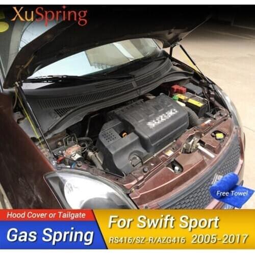 For Suzuki Swift Sport RS416 AZG416 SZ-R 2005-2017 Car Bonnet Cover Lifting Support Spring Shock Strut Bars Hydraulic Rod