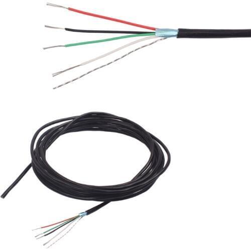 Shielded 4 Conductor Hookup Wire Guitar Pickup Cable 24AWG 3m Length Guitars Parts