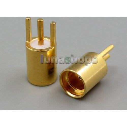 Female MMCX Port Socket Earphone Pins Plug wihtou slot For DIY Custom Shure JH Audio westone 1964 ears UE etc. LN005347