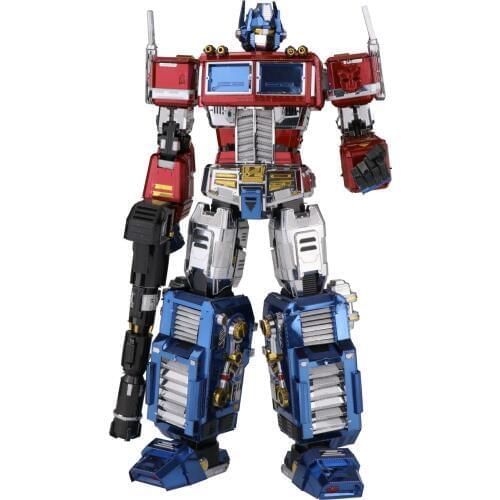 Art Model 3D Metal Puzzle G1 red Robot Model kits DIY Laser Cut Assemble Jigsaw Toy Desktop decoration GIFT For Children