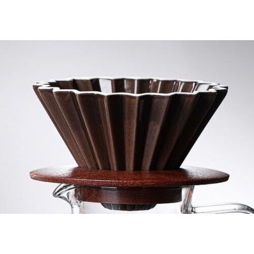 Red Wine Coffee Dripper Ceramic Reusable Filters V60 Glass Glass Coffee Filter Reusable Coffee Filters Coffee Tools