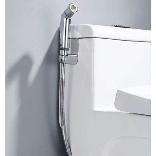 8X13cm Bidet Sprayer Set Stainless Steel Handheld Toilet Shower For Pet Diaper Washing With US Thread