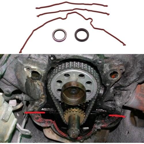 Timing Cover Gasket Set Fit for 97-17 Ford F150 F250 E250 E350 Econoline 5.4 6.8 2 Valve