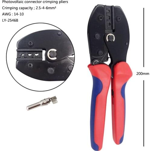 LY-2546B pliers Used for Solar Powered Crimping Pliers 2.5-6mm2 14-10AWG crimping Tool Photovoltai connector special forceps