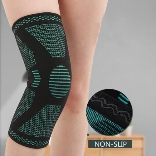 1PCS Fitness Running Cycling Knee Support Sports Safety Gym Kneepad Elastic Knee Brace Pad Patella Basketball Volleyball Tennis