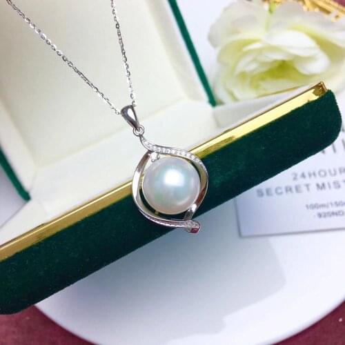 NEW ARRIVAL 925 Sterling Silver Pendant Base Settings Mountings Findings Parts for Pearl Crystal Jade Agate 5pcs/lot