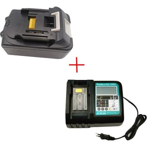 BL1860 Rechargeable Batteries With Charger 18V 6000mAh Lithium Ion for Makita 18v Battery 6Ah BL1840 BL1850 BL1830 BL1860B LXT40