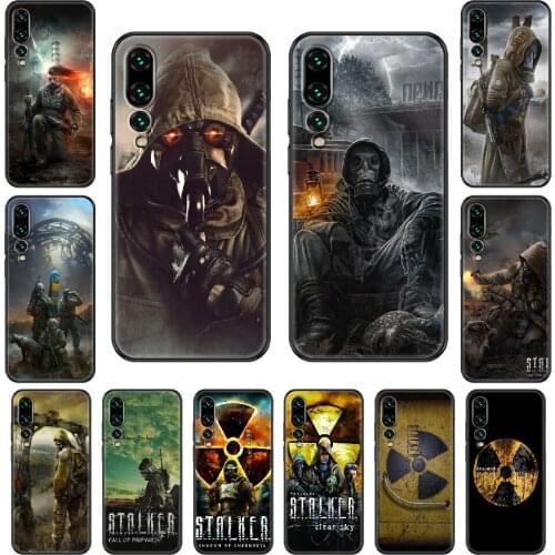 Gmae Stalker Clear Sky Phone case For Huawei P 8 10 20 30 Smart Plus 2019 Z Lite Pro 2017 2019 black art coque soft funda