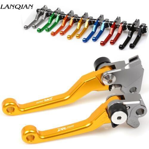 Motorcycle Handle Dirt Bike Pivo Brake Clutch Levers CNC Aluminum For SUZUKI DR250R DR 250R 250 R 1996 1997 1998 1999 2000