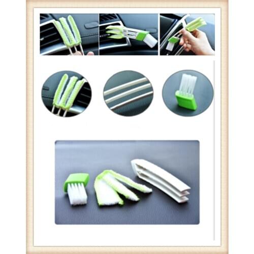 Car cleaning brush air conditioner computer blinds care For Toyota Tacoma Tercel Tiara Van Venza Yaris Hiace Prius V Hilux