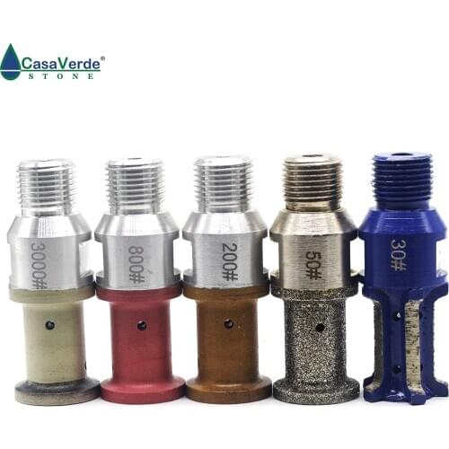 T30mm Diamond edge Profiling Wheel with 1/2Gas arbor for Kitchen Slab 30mm Countertops Grinding