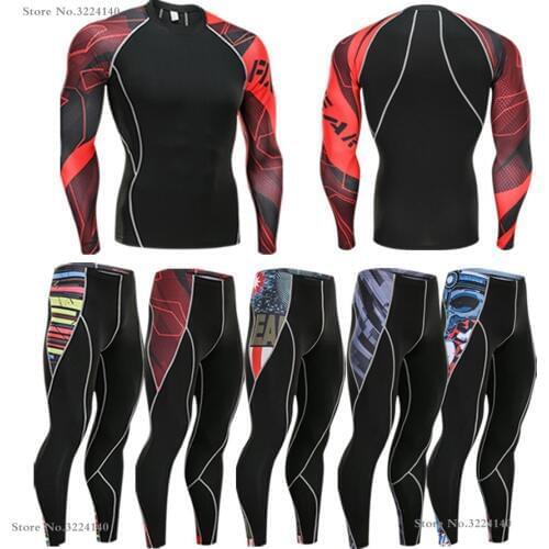 Long Johns Winter Thermal Underwear Sets Men Brand Quick Dry Anti-microbial Stretch 2019 Mens Thermo Underwear Male Spring Warm