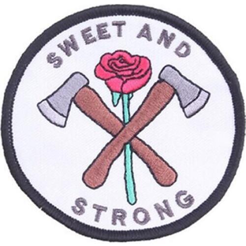 Computer embroidery cloth, applique clothes, trousers, etc. DIY decorative accessories with glue can sew and scald