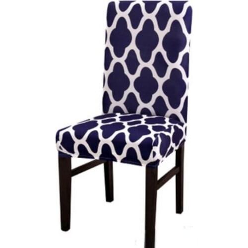 General elastic all-in-one chair cover European and American geometric solid color chair cover hotel home