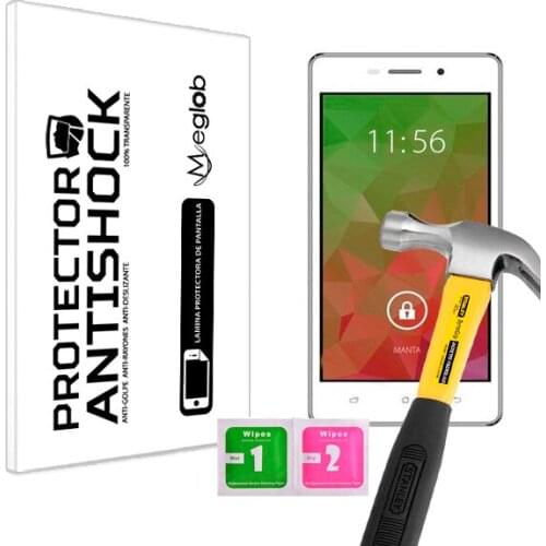 Protector de Pantalla Anti-Shock Anti-Golpe Anti-arañazos Compatible con Manta Quad Titan MSP5006