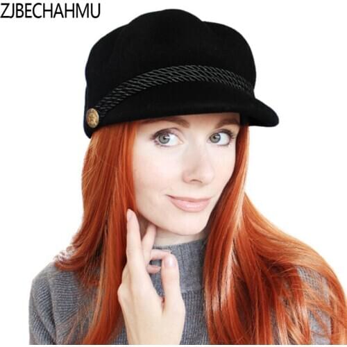 ZJBECHAHMU Women's Wool Hats