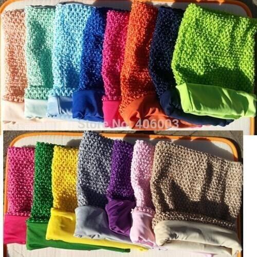 10X12 inches Lined Crochet Tube Tops Tutu tops