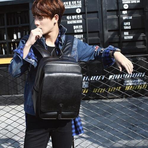 2018 Designer Men Backpacks Weave Pu Leather School Bag For Teenagers Black Women Backpack Travel Bolsas Mochila Feminina F608