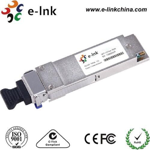 40GBASE-LR4, 4 CWDM lanes, 1310 nm SMF, up to 10km transmission on SMF