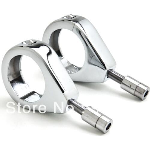 Motorcycle Accessories Parts 1 Pair Turn Signal Relocation Fork Clamp 41mm For Honda Shadow Sabre VT VF 700 750 1100