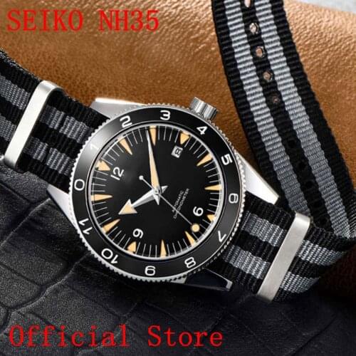 Miyota Automatic Luxury Brand Military Men Watch Sapphire Crystal Luminous Sport Male Clock 10Bar Leather Mechanical WristWatch