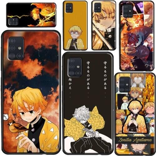 Zenitsu Agatsuma Kimetsu no Yaiba Phone Case For Samsung A72 A52 A42 A32 A12 A10 A20S A30 A50 A70 A20e A21S A11 A41 A51 A71