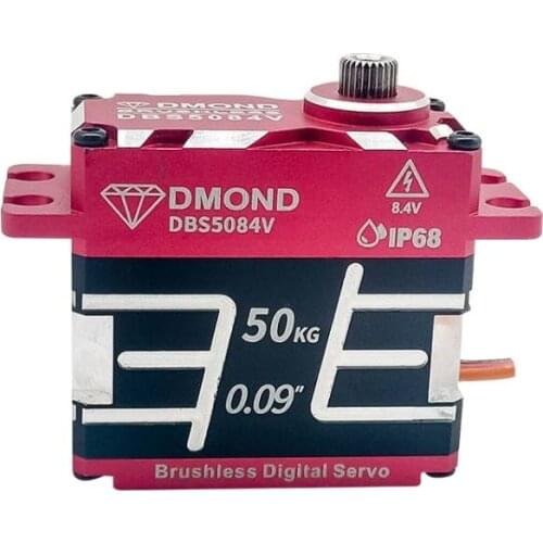 DBS65168V DBS6084V DMOND 65/60KG 0.08sec Brushless 16.8V/8.4V IP68 Waterproof stainless Gear Servo RC Car Basher Plane