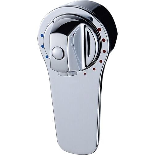 Thermostat shower faucet function button