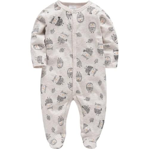 Honeyzone Kid Clothes Boy Toddler Girl Romper Playsuit Cute Cartoon Print Jumpsuit Sunsuit New Born Infant Pyjama Bebe Body Suit