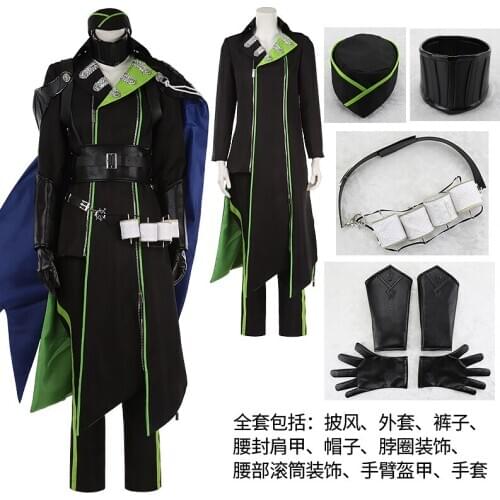Anime Cosplay Twisted Wonderland DIASOMNIA Cosplay Costume malleus Uniforms Cloak Coat