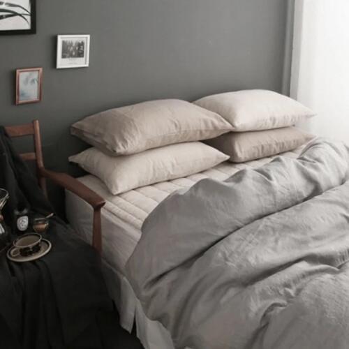 100% Hemp King size Duvet cover 150x210 cm or 220x240 cm Natrual hemp white pink blue gray colors 1 piece customize