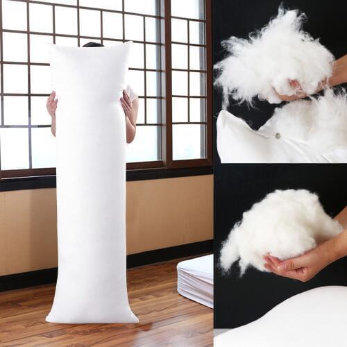 White Long Pillow Inner White Body Cushion Pad Anime Rectangle Sleep Nap Pillow Home Bedroom Bedding Accessories 150 x 50CM
