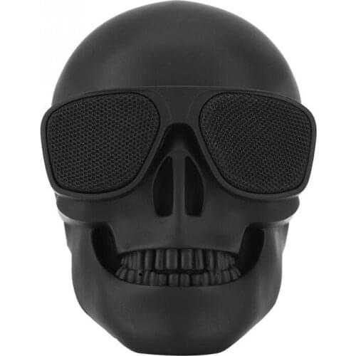 Portable Mini-Skull Speakers Little Skull Wireless Bluetooth Cartoon Bones Ghost Head Small Compatible 5W Hd Stereo Woofer Music