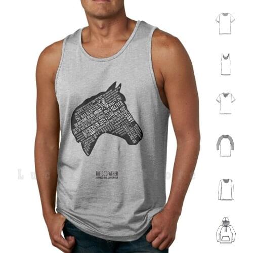 Godfather Horses Head Quote Shirt tank tops vest sleeveless Godfather Horse Head Movie Vintage Retro Text Typography