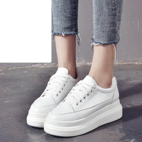 New Fashion Platform Sneakers Shoes Woman Height Increasing Casual Shoes Platform Heels Female Leisure Women White Sneakers