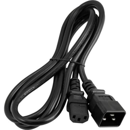 1.8m IEC 320 C13 to C20 AC Power Supply Extension Cord Adapter for PDU UPS