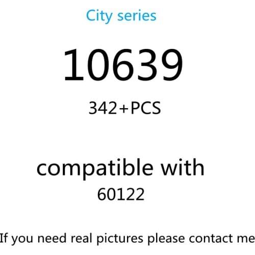 342PCS 10639 Building Block Toy City Series 60122 Assembled Building Blocks Childrens Toy Gifts