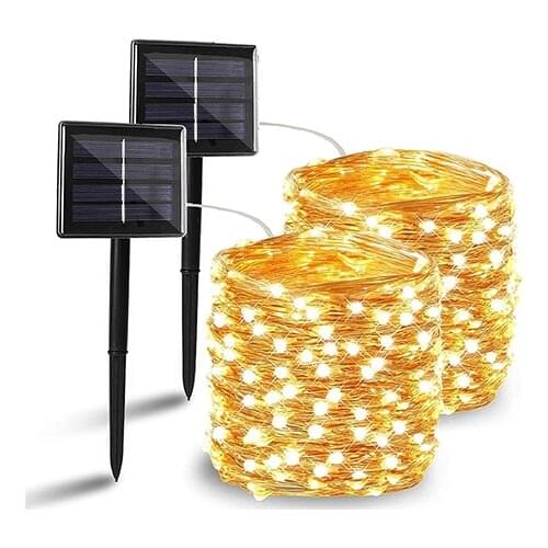50/100/200/330 LED Solar Light Outdoor Lamp String Lights For Holiday Christmas Party Waterproof Fairy Lights Garden Garland