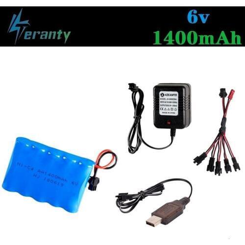 M Model ) 6v 1400mah NiCD Battery For Rc toys Cars Tanks Robots Boats Guns 6v Rechargeable Battery AA Battery 1-5 PCS