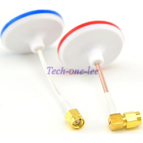 2 pcs/ lot 5.8G Mushroom Antenna Circular Polarized For 5.8 GHz Bifrequency for FPV TX RX SMA Aerial