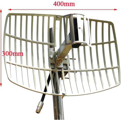 Ultra Long Range WiFi antenna Extender Directional Parabolic Grid Outdoor wifi 2.4G high gain 15dBi Antenna