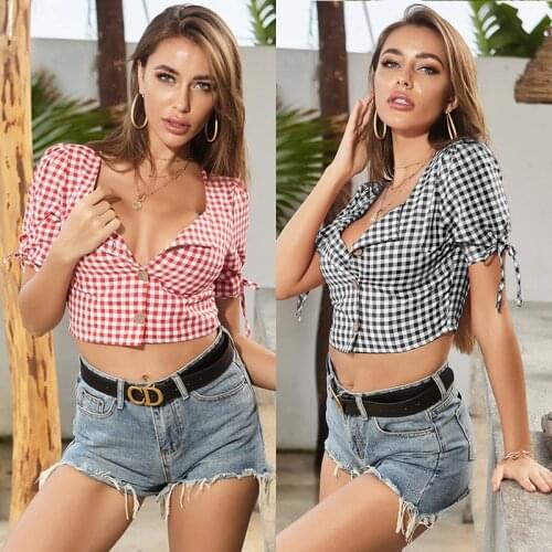 ChRon Glakc Short Sleeve Shirts For Women