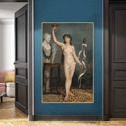 Citon Joaquin Sorolla《Bacchante》Canvas Art Oil Painting Artwork Poster Decorative Picture Wall Decor Home Living Room Decoration