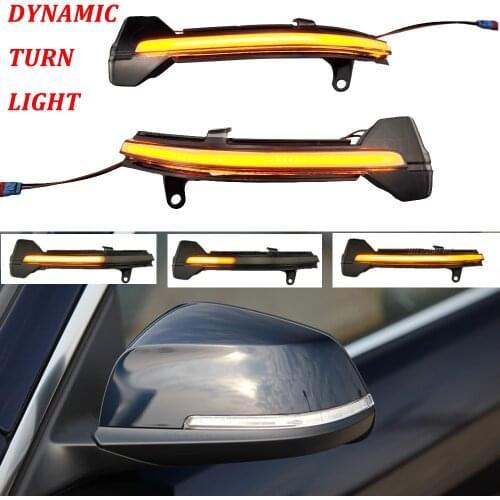 Dynamic Turn Signal For BMW 5 6 7 Series F10 F11 F07 F06 F12 F13 F01 LED Rearview Mirror Indicator Blinker Repeater Light
