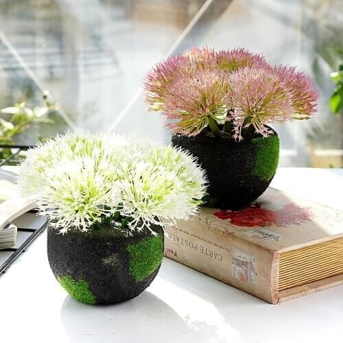 Artificial Bonsai Plants with Pots Decorative Plants Artificial Flower Mini Plants