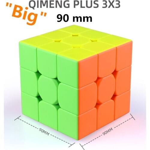QiYi Qimeng Plus 3x3x3 Magic Speed Qiyi Cube Stickerless Professional Educational Puzzle Cubes Toys for Children