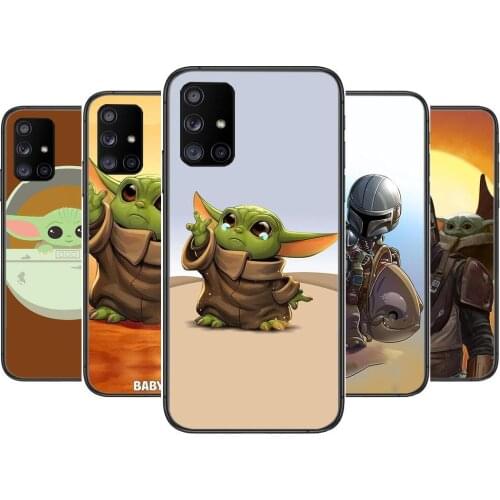 Cutie Phone Case Hull For Samsung Galaxy A 50 51 20 71 70 40 30 10 80 E 5G S Black Shell Art Cell Cove