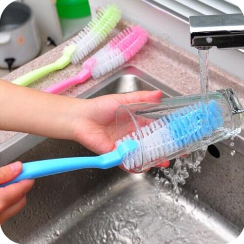 Fashion soft wool cup brush cleaning brush bottle/Family Use Glass Cup Brush/Brand Cheap Cleaning Brush ss310