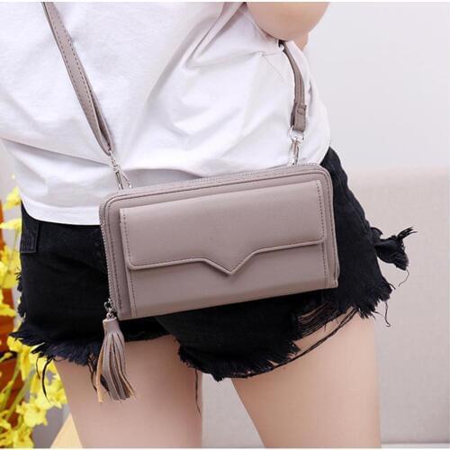 Fashion Long Woman Purse New Designer Female Wallet Clutch PU Leather Ladies Purses Card Holder Women Phone Bags Luxury Wallet